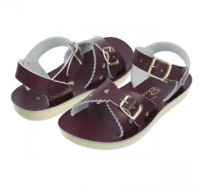 Salt-Water Sandals Child Sweetheart Claret