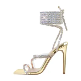 Sandals Queen Chrystal (Gold)