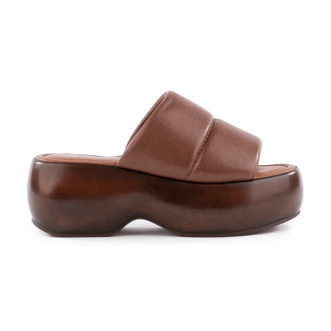 Seychelles Sorry About It Slip-On Platform Sandals - Brown