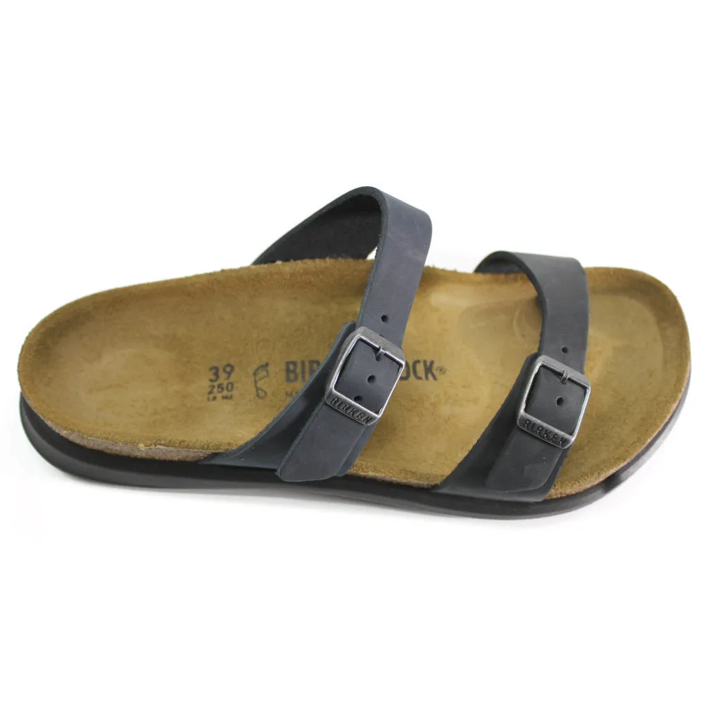 Sierra CT Waxy Leather Unisex Slide Sandals