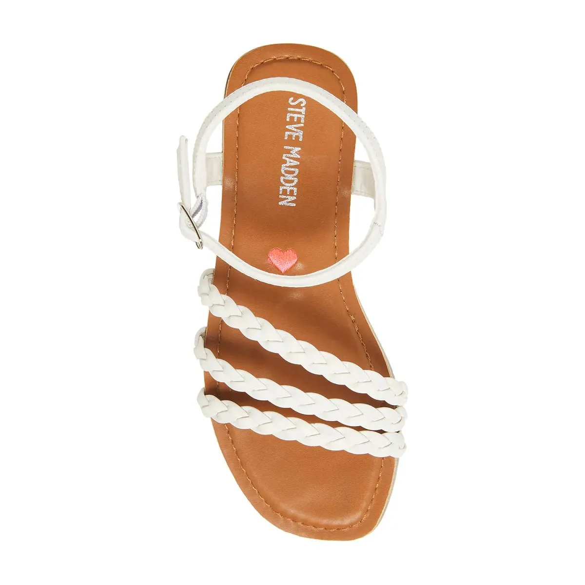 Steve Madden Girl's J Georjia White Woven