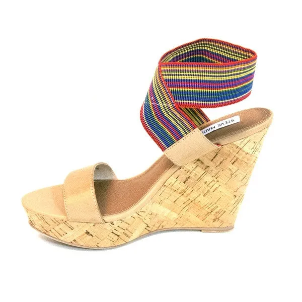 Steve Madden Roperr - Bright / Multi Wedge Sandal