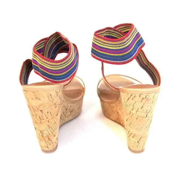 Steve Madden Roperr - Bright / Multi Wedge Sandal