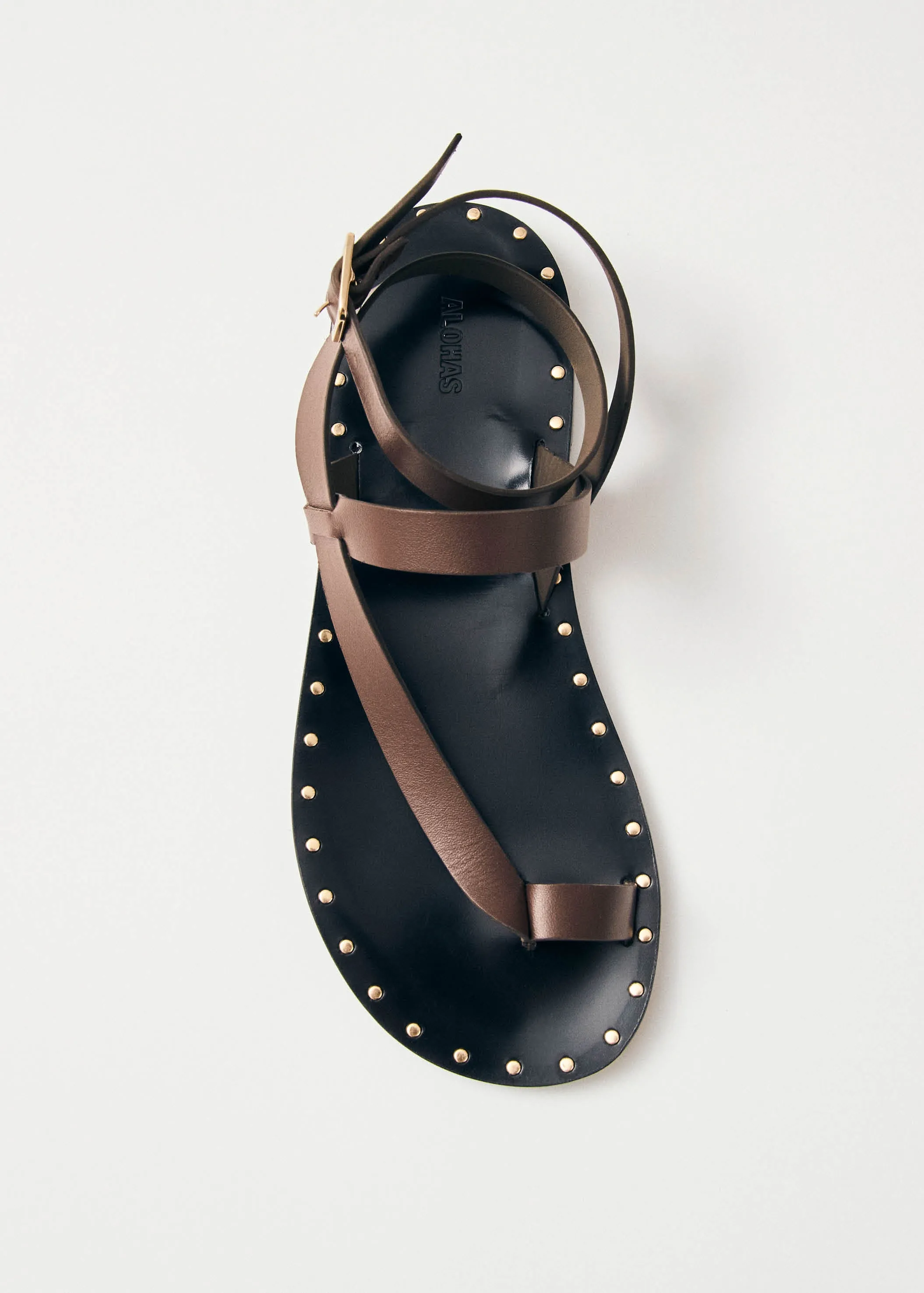 Tallula Brown Leather Sandals