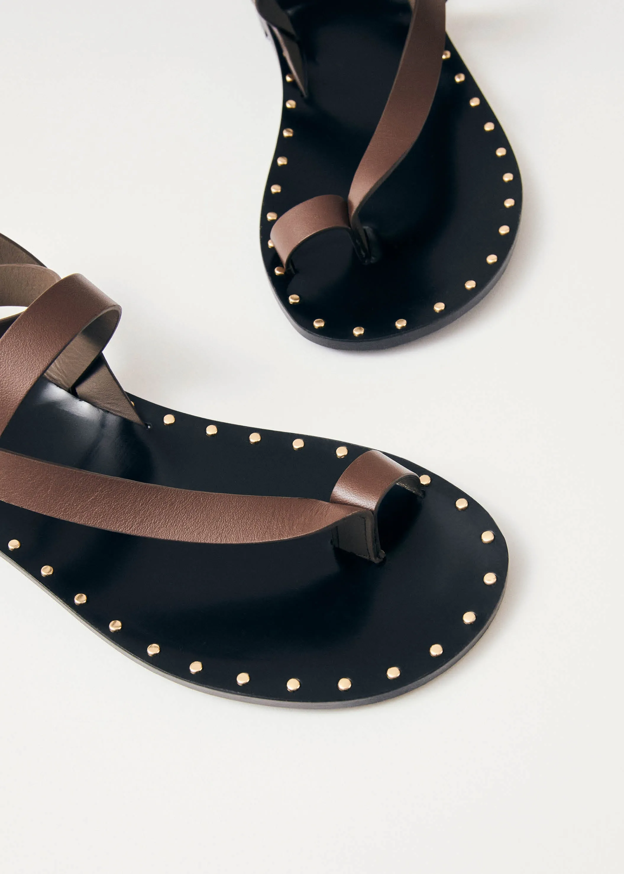 Tallula Brown Leather Sandals