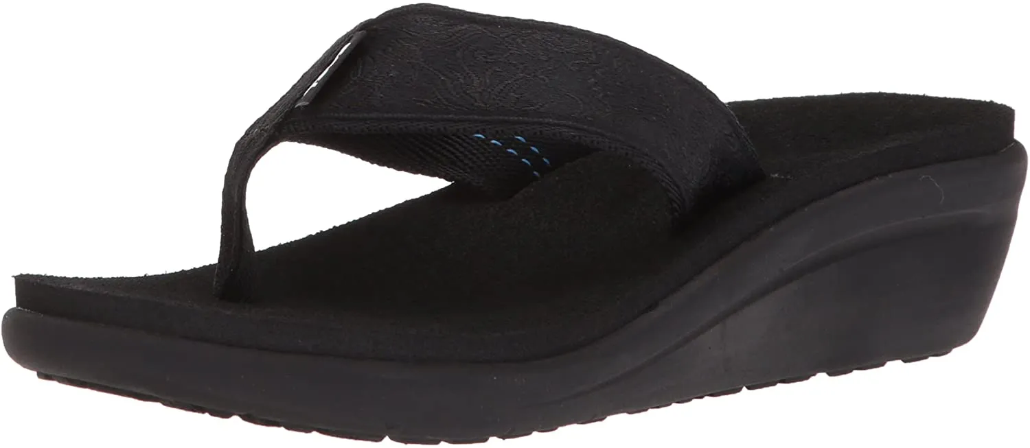 Teva Voya Wedge Motif Blackout Sandals - Women's