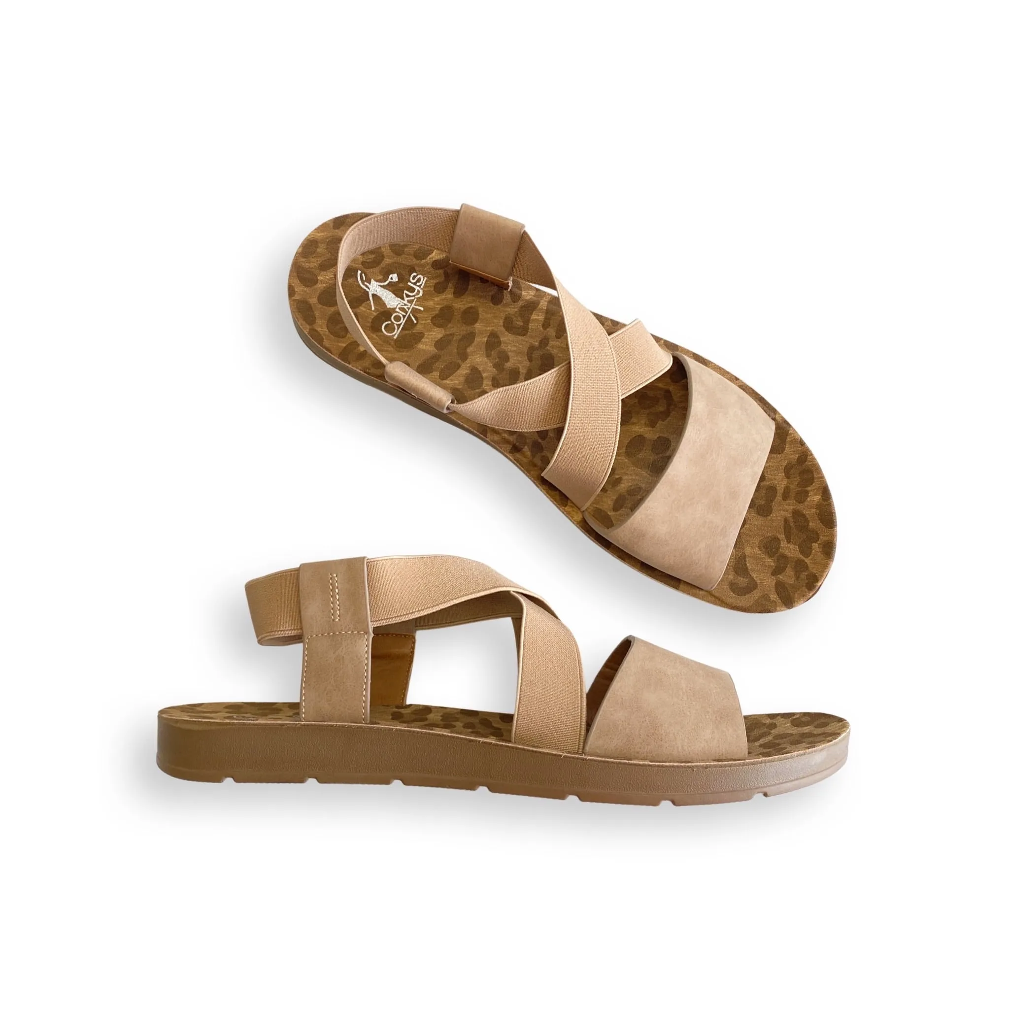 Thrive Sandals in Tan