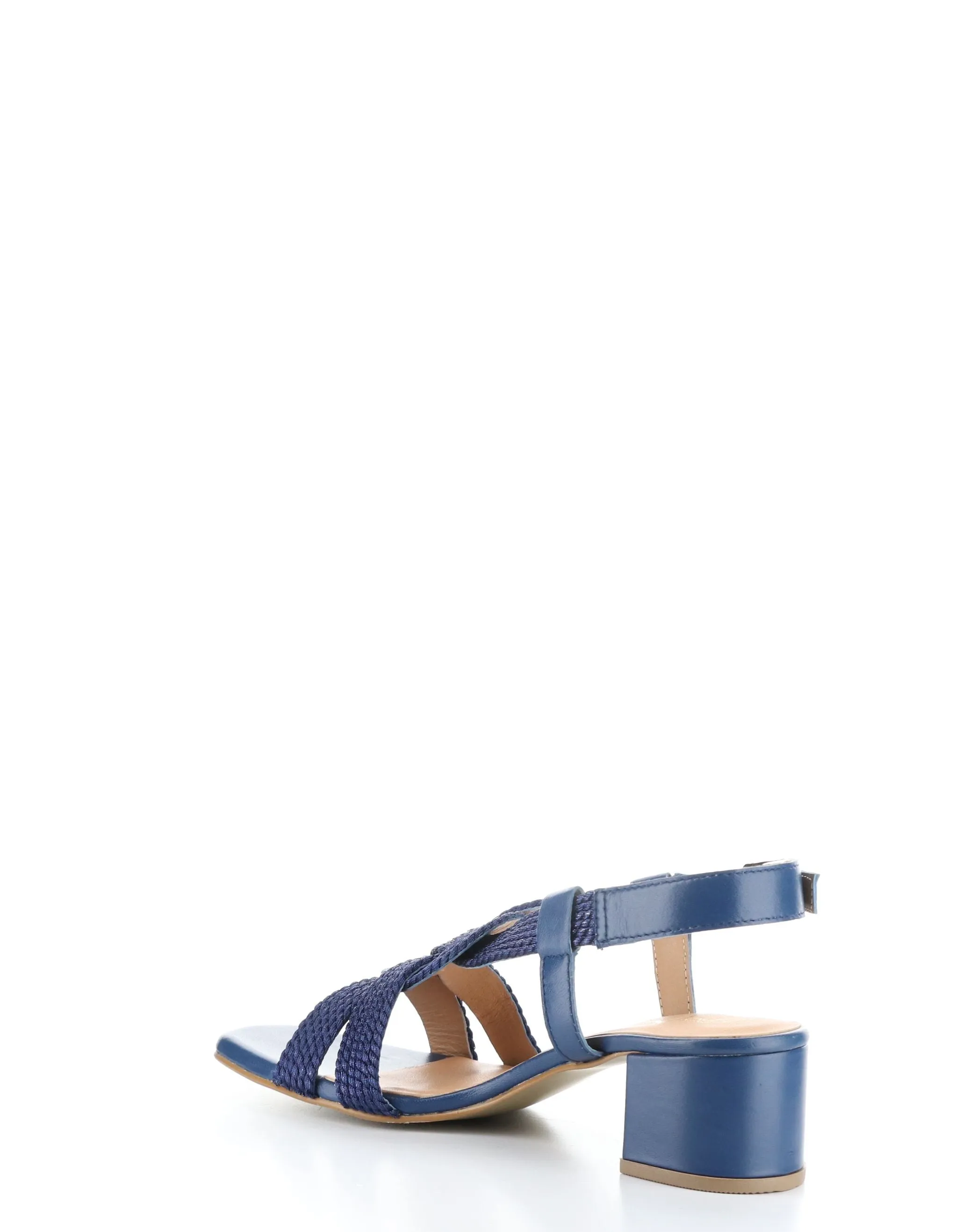 UPBEAT NAVY Buckle Sandals