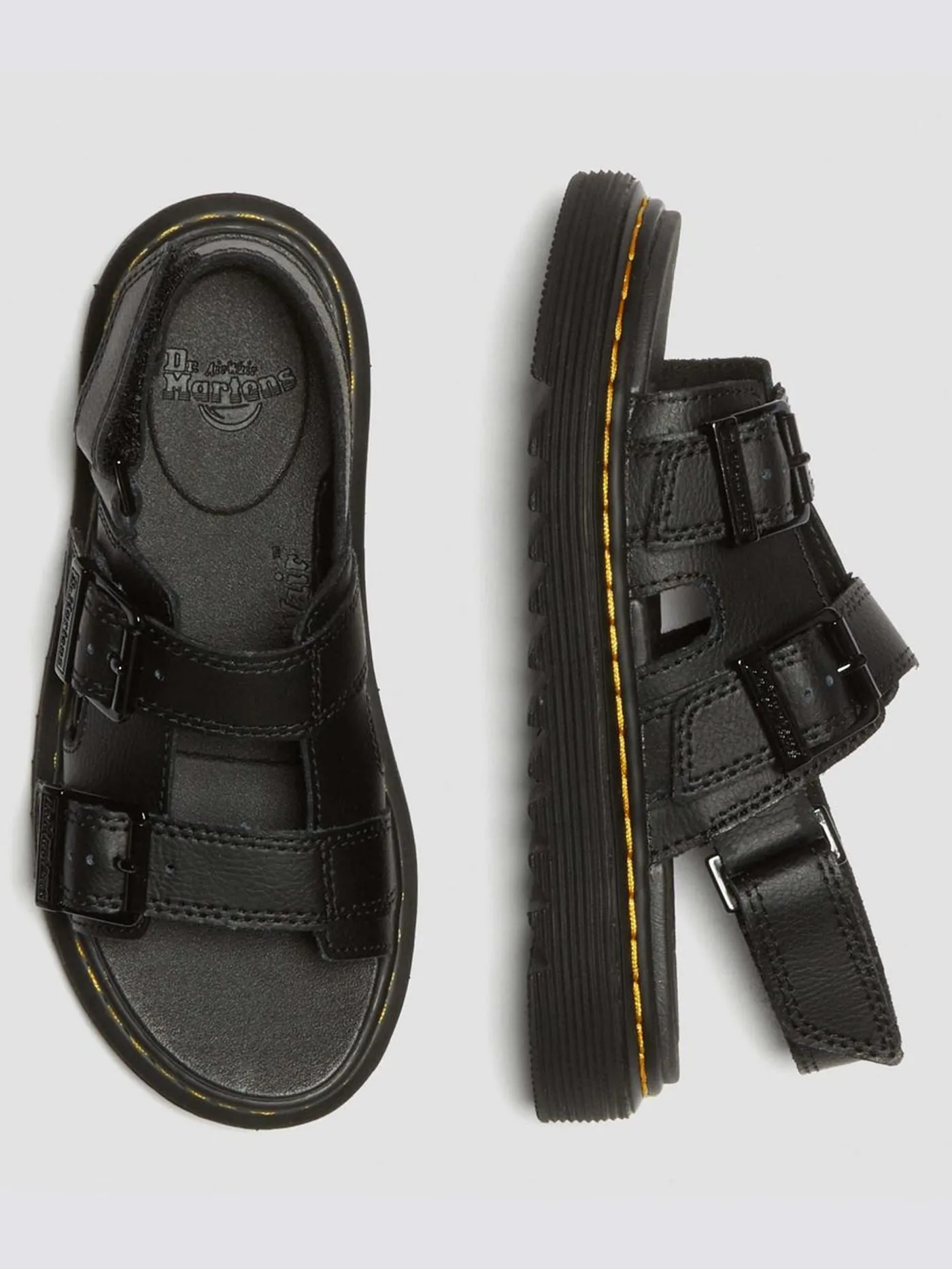 Varel Athena Black Sandals (Kids)