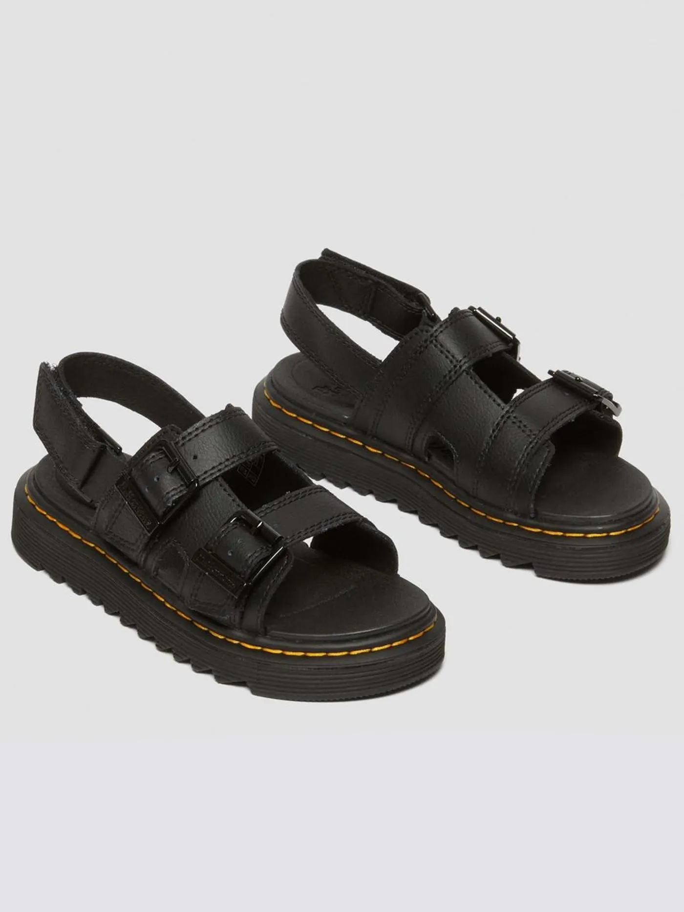 Varel Athena Black Sandals (Kids)