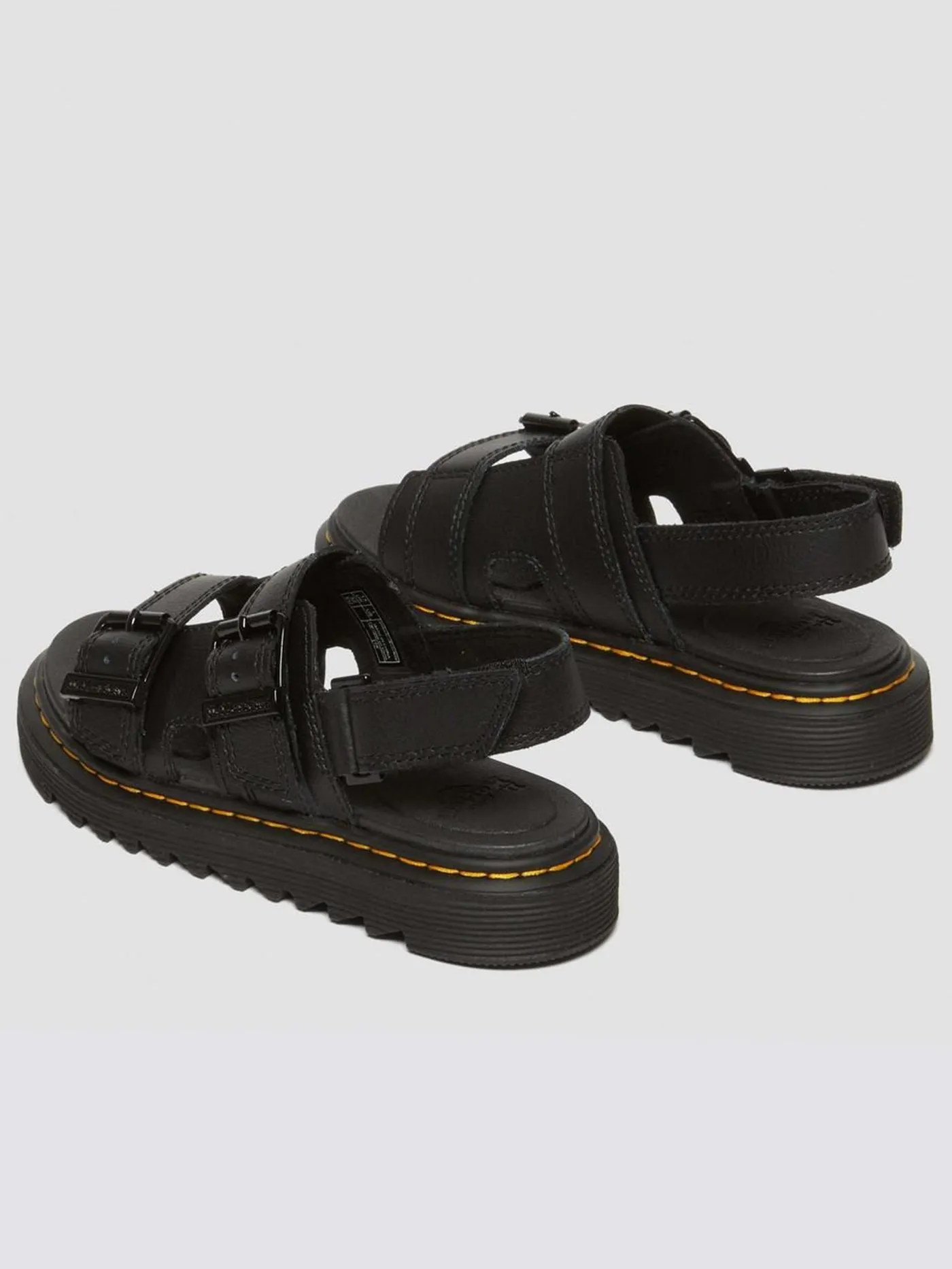 Varel Athena Black Sandals (Kids)