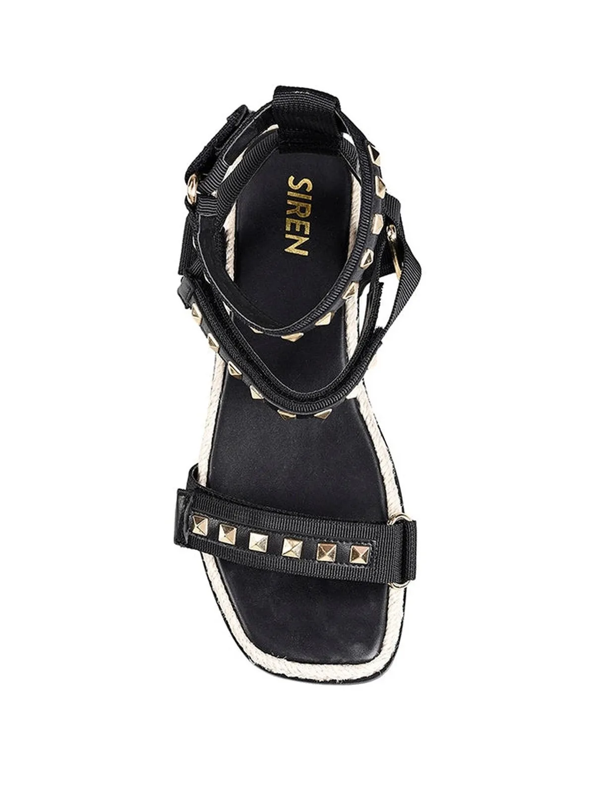 Volley Strappy Sandals - Black