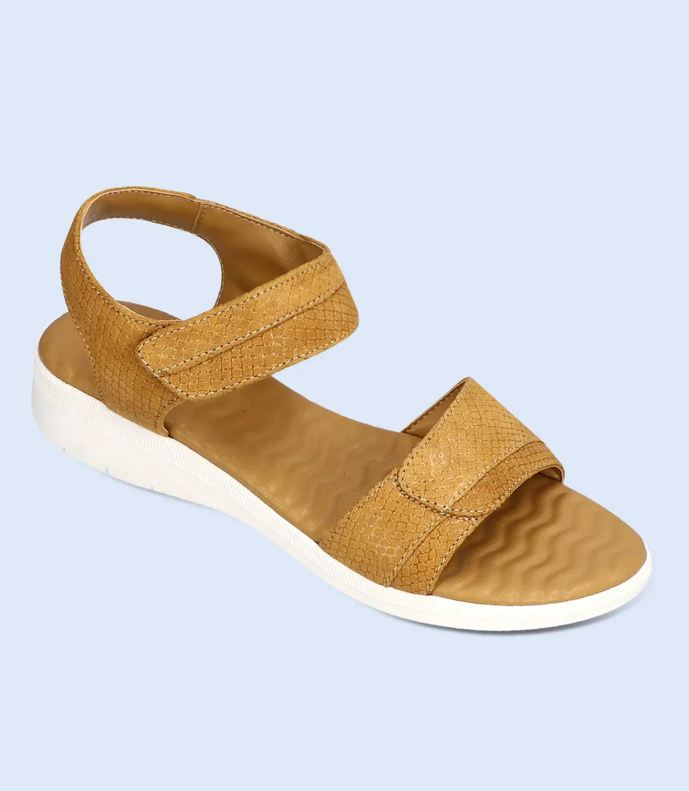 W9695-BEIGE-Women Comfort Sandal