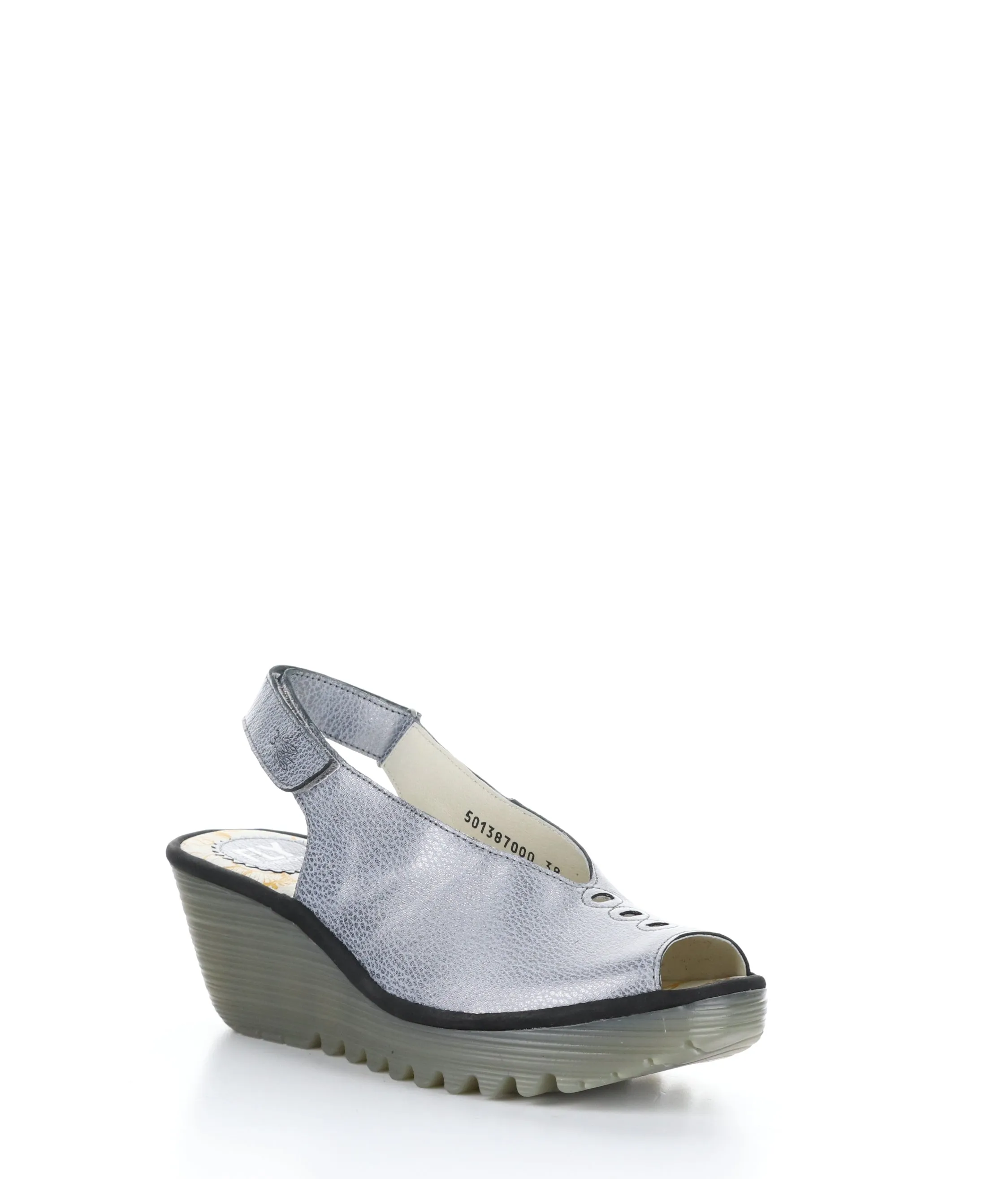 YEAY387FLY 000 GREY/BLACK Velcro Sandals