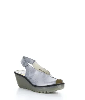 YEAY387FLY 000 GREY/BLACK Velcro Sandals