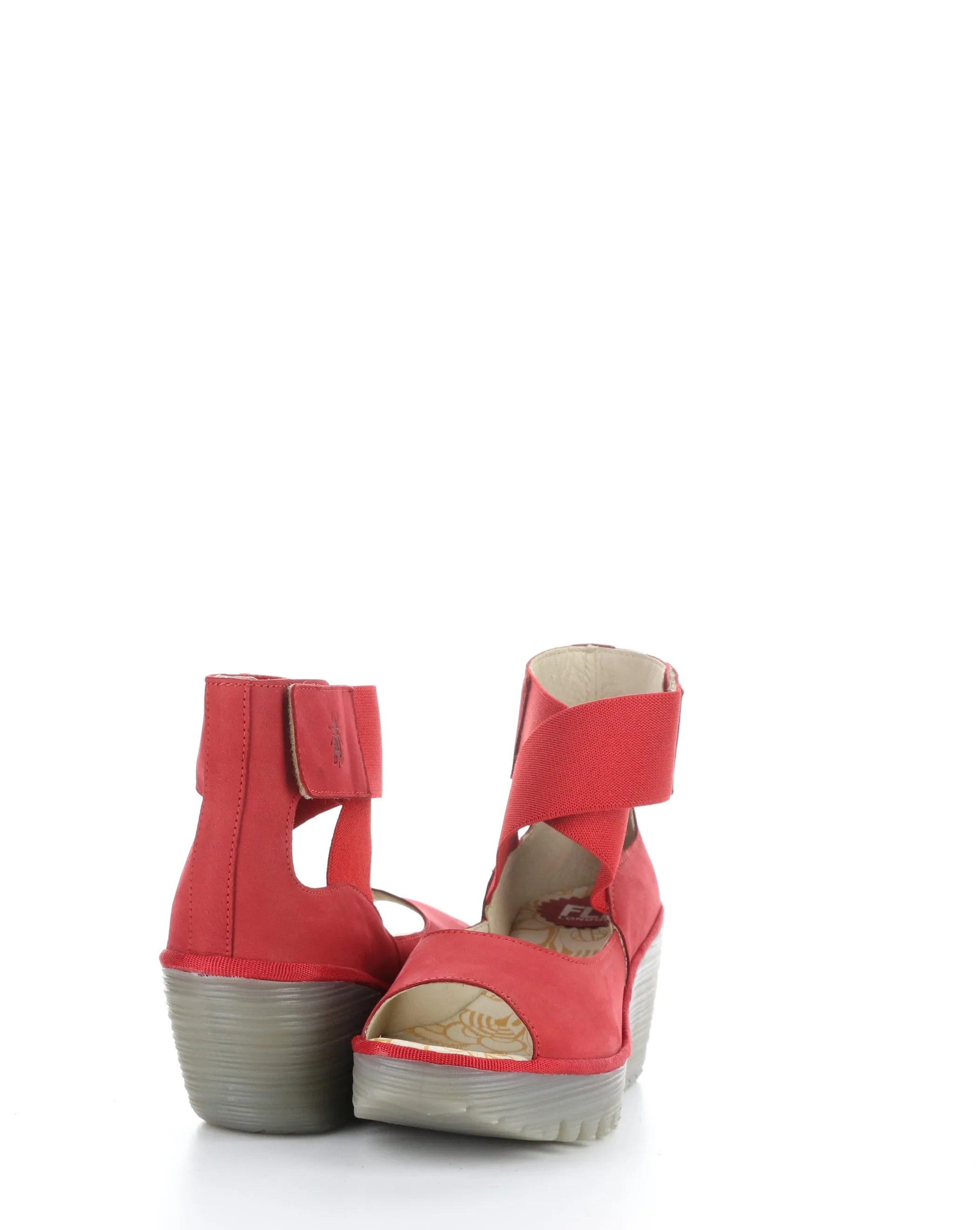 YEFI473FLY Red Velcro Sandals