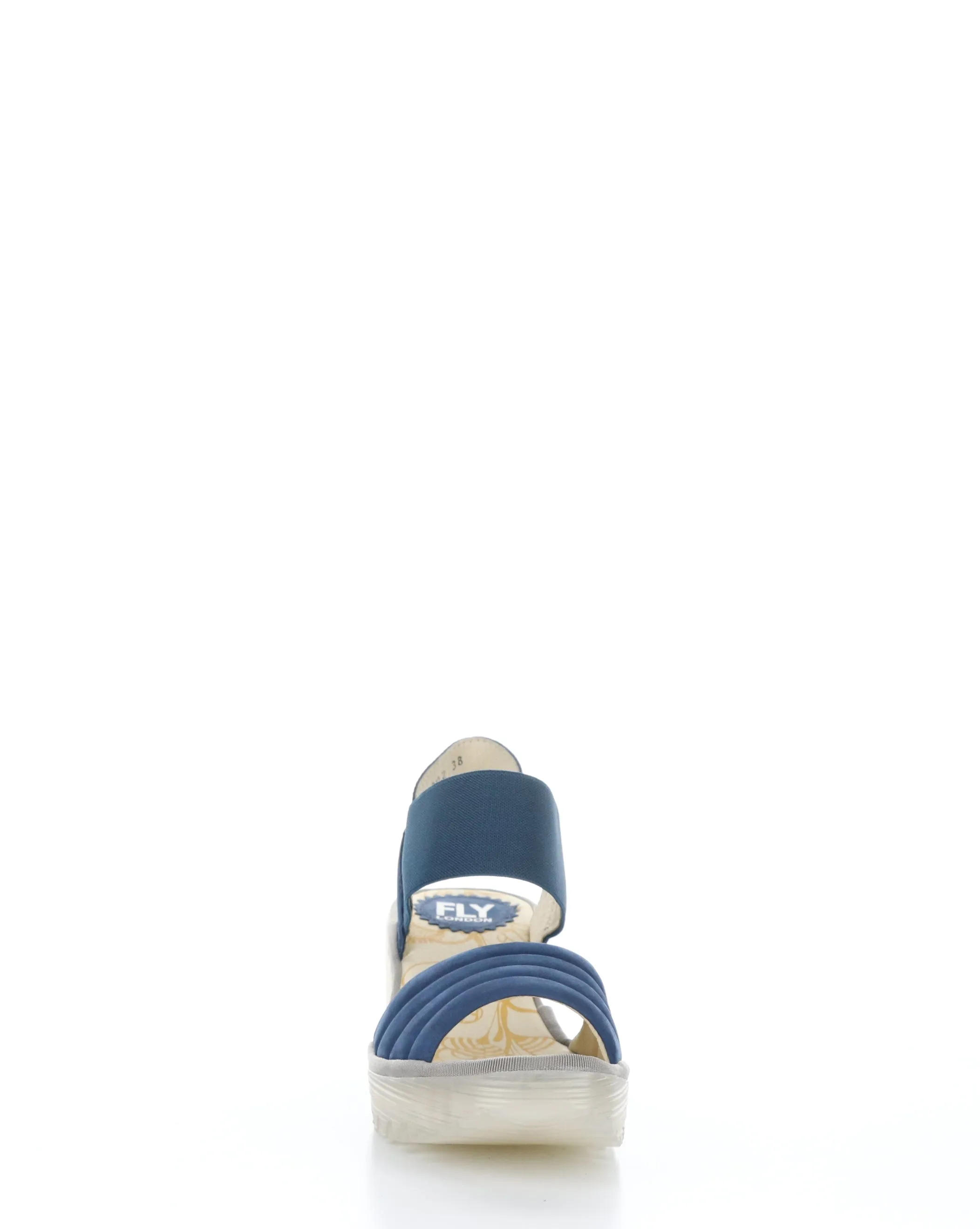 YIKO414FLY 002 BLUE Elasticated Sandals