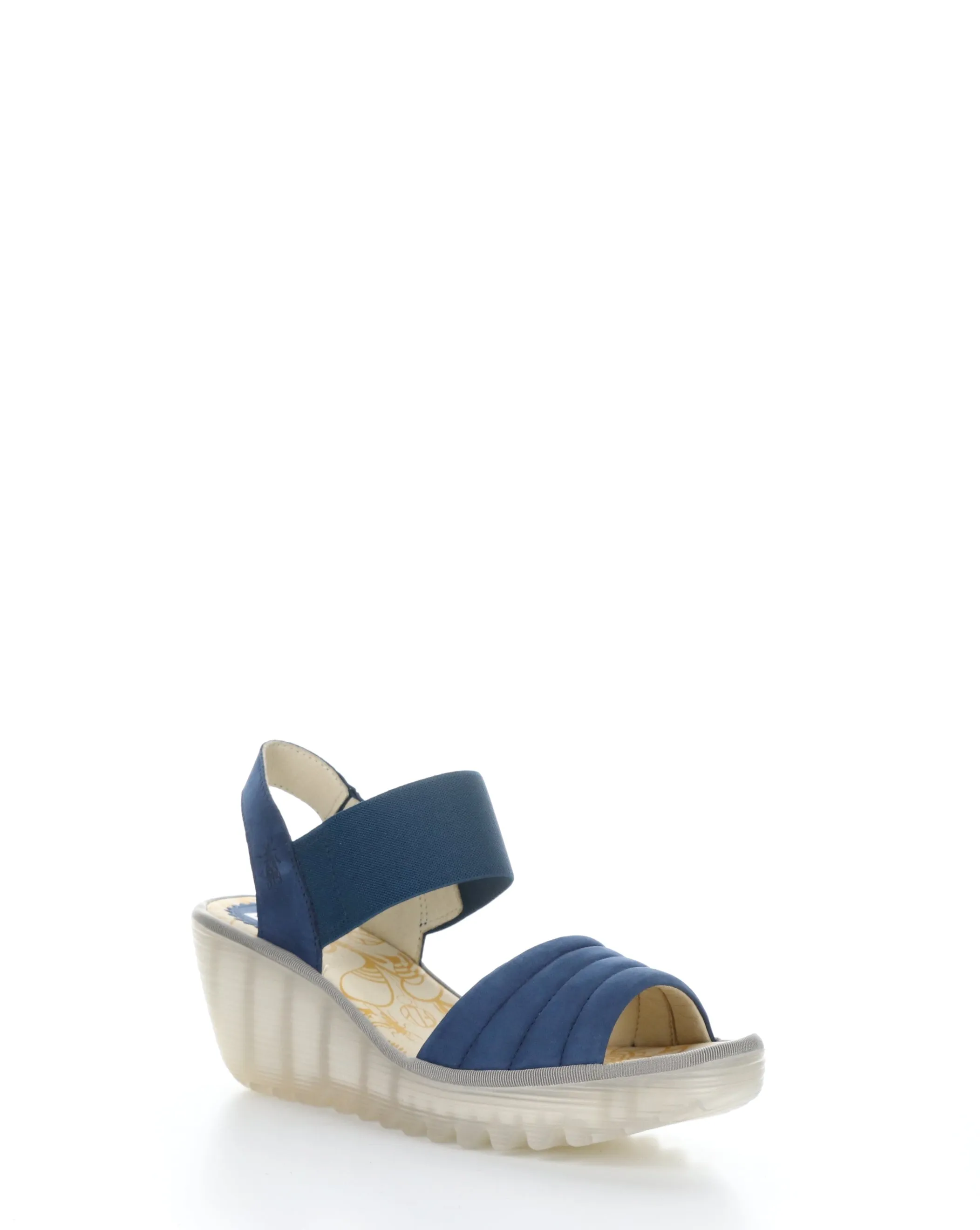 YIKO414FLY 002 BLUE Elasticated Sandals