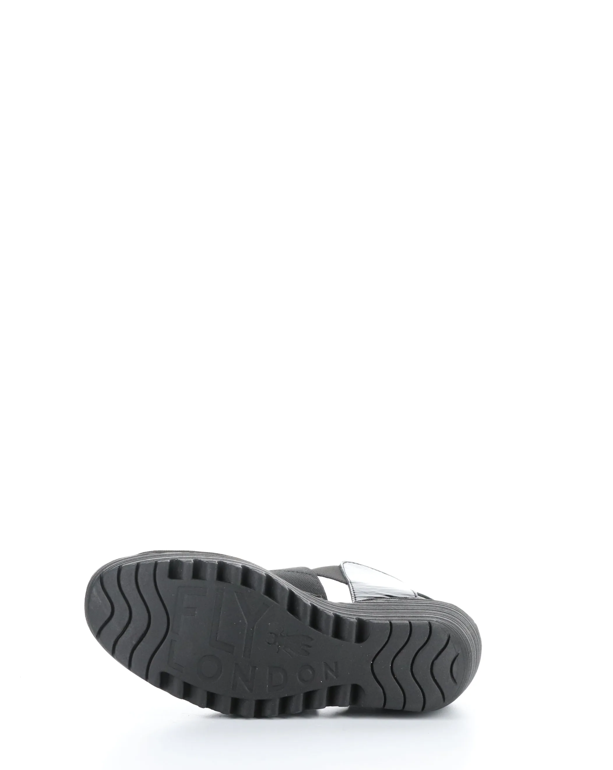 YUBA385FLY 011 BLACK Elasticated Sandals